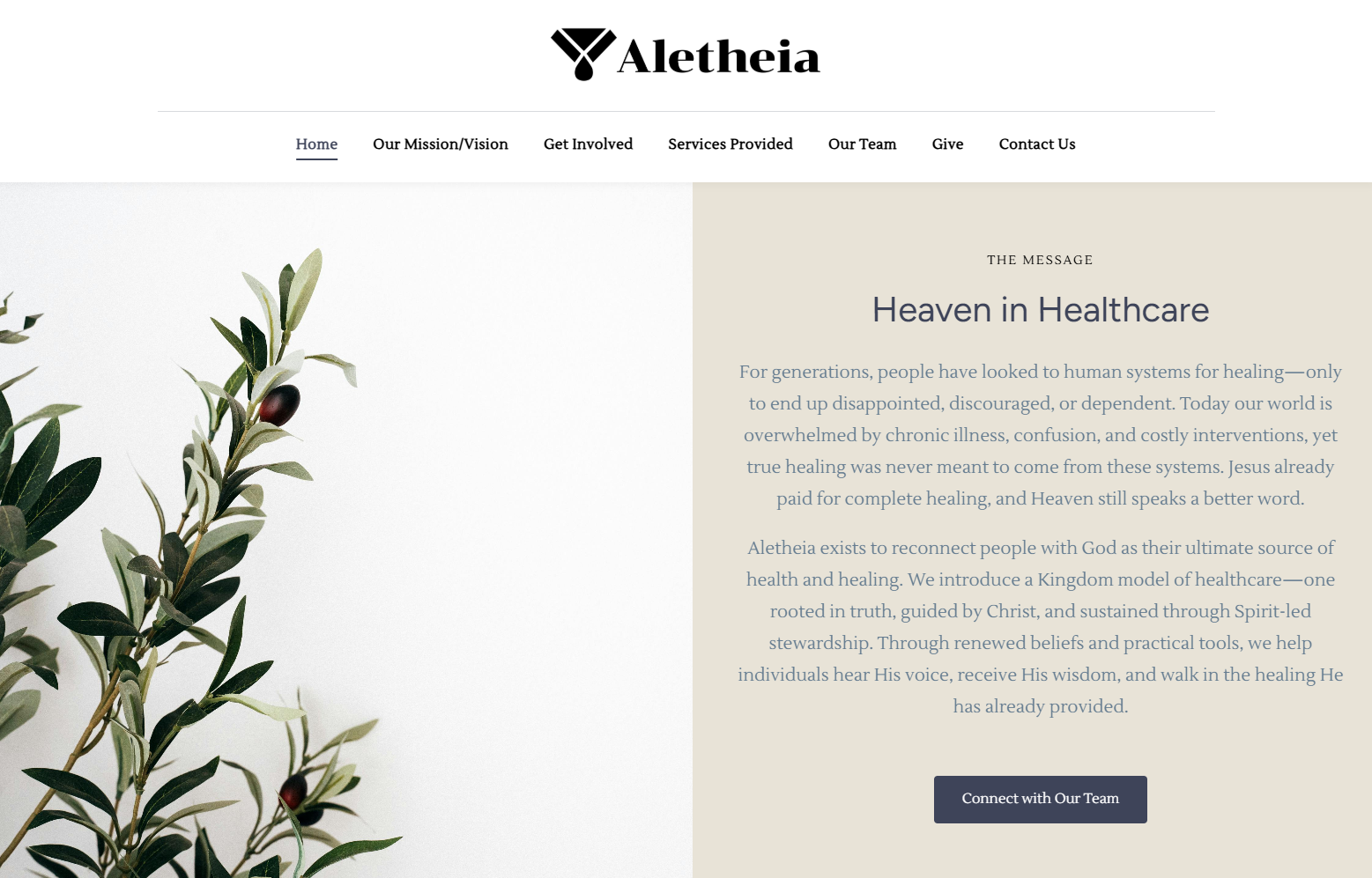 Message‑First Storytelling section preview