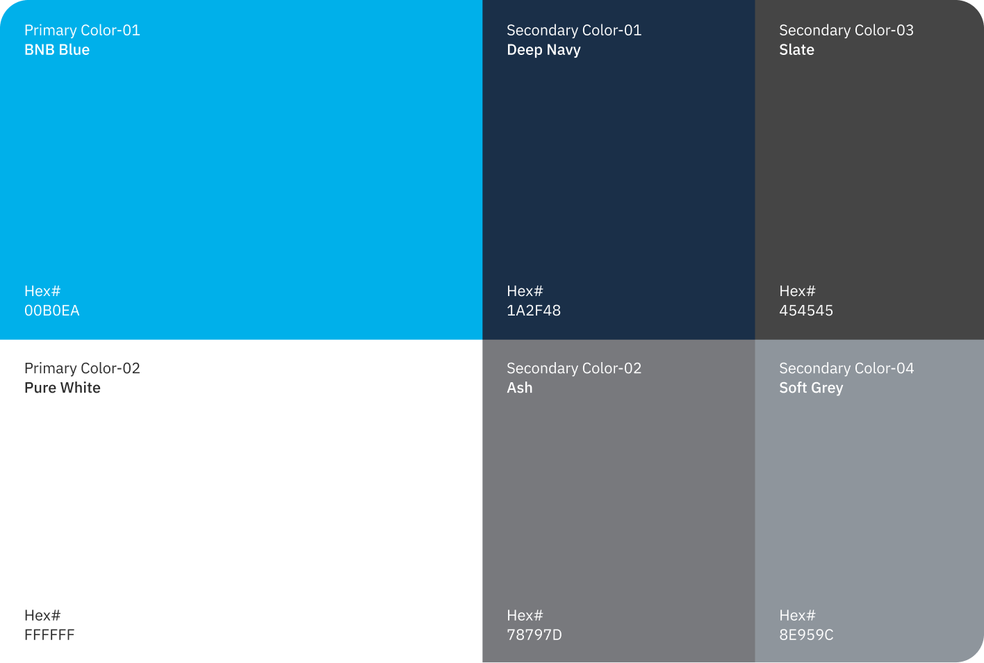 BNB Breeze color palette
