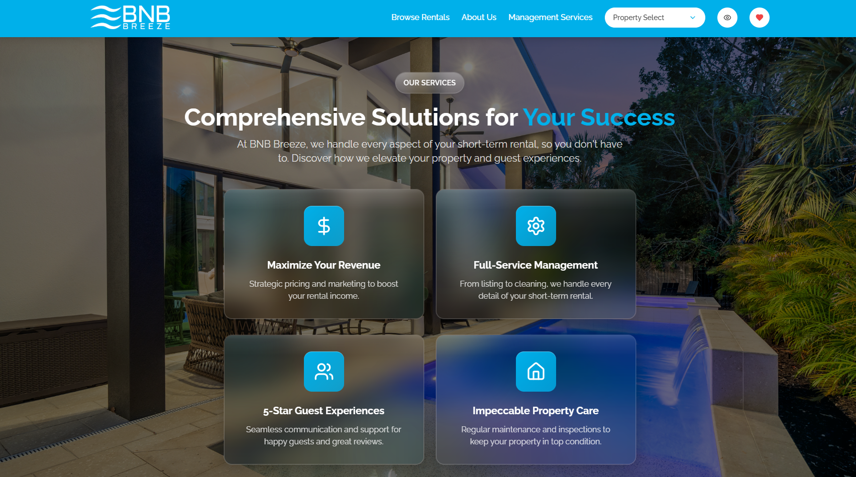 Services section preview