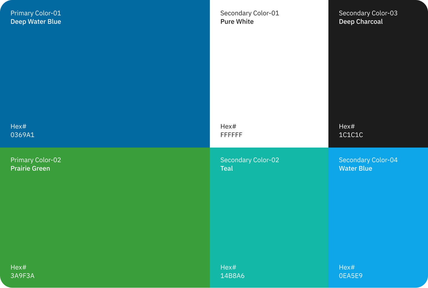 West Prairie Water color palette
